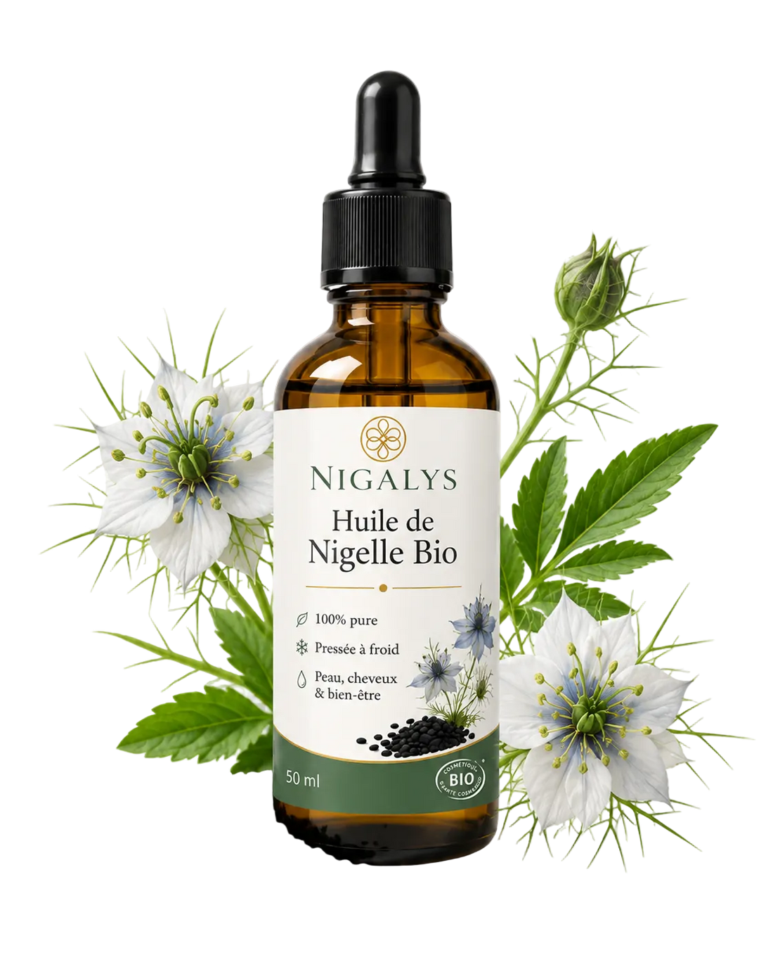Nigalys Huile de Nigelle Bio